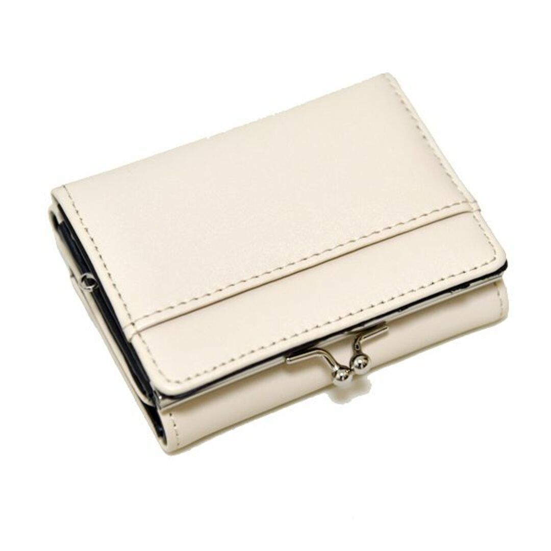 FILA(フィラ)の新品 コンパクトウォレット FILA 折り財布 がま口 クリームホワイト フィラ レディースのファッション小物(財布)の商品写真