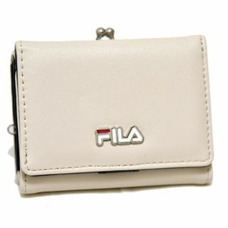 フィラ(FILA)の新品 コンパクトウォレット FILA 折り財布 がま口 クリームホワイト フィラ(財布)