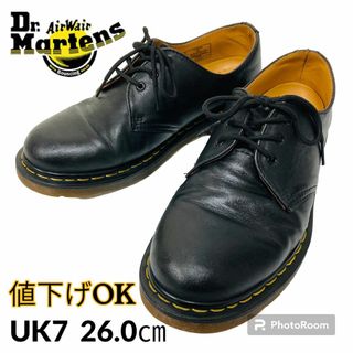 ドクターマーチン(Dr.Martens)の【値下げOK】マーチン　Dr.Martens　1461　3ホール　柔らかい皮(ドレス/ビジネス)