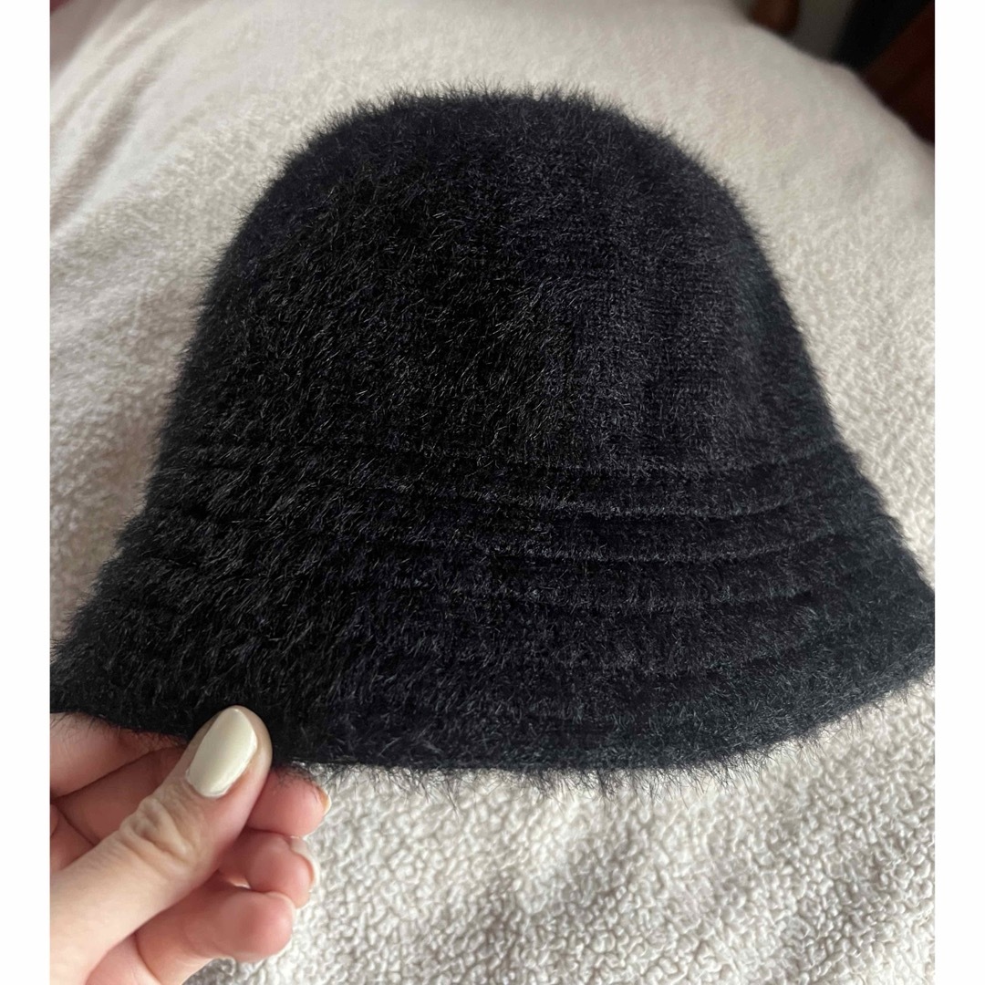 URBAN RESEARCH SONNY LABEL(アーバンリサーチサニーレーベル)のアーバンリサーチ Sunny Label 冬 ハット 黒 ブラック 新品•未使用 レディースの帽子(ハット)の商品写真