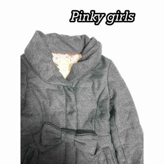 ピンキーガールズ(PinkyGirls)の【超美品】PinkyGirls コート(ロングコート)