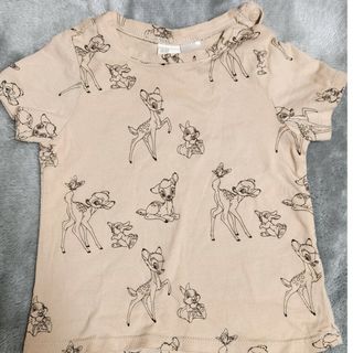 エイチアンドエム(H&M)のH＆M ディズニー バンビTシャツ80(Ｔシャツ)