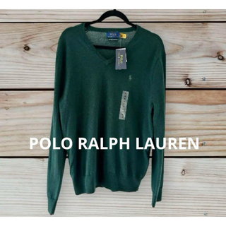 ポロラルフローレン(POLO RALPH LAUREN)のPOLO ラルフローレン　Ｖネック　セーター　米国購入　新品(ニット/セーター)