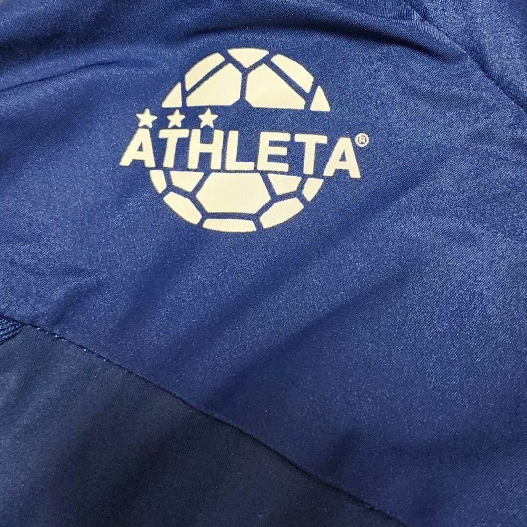 ATHLETA(アスレタ)のATHLETA アスレタ 150 ナイロンパーカー サッカー ブルー スポーツ/アウトドアのサッカー/フットサル(ウェア)の商品写真