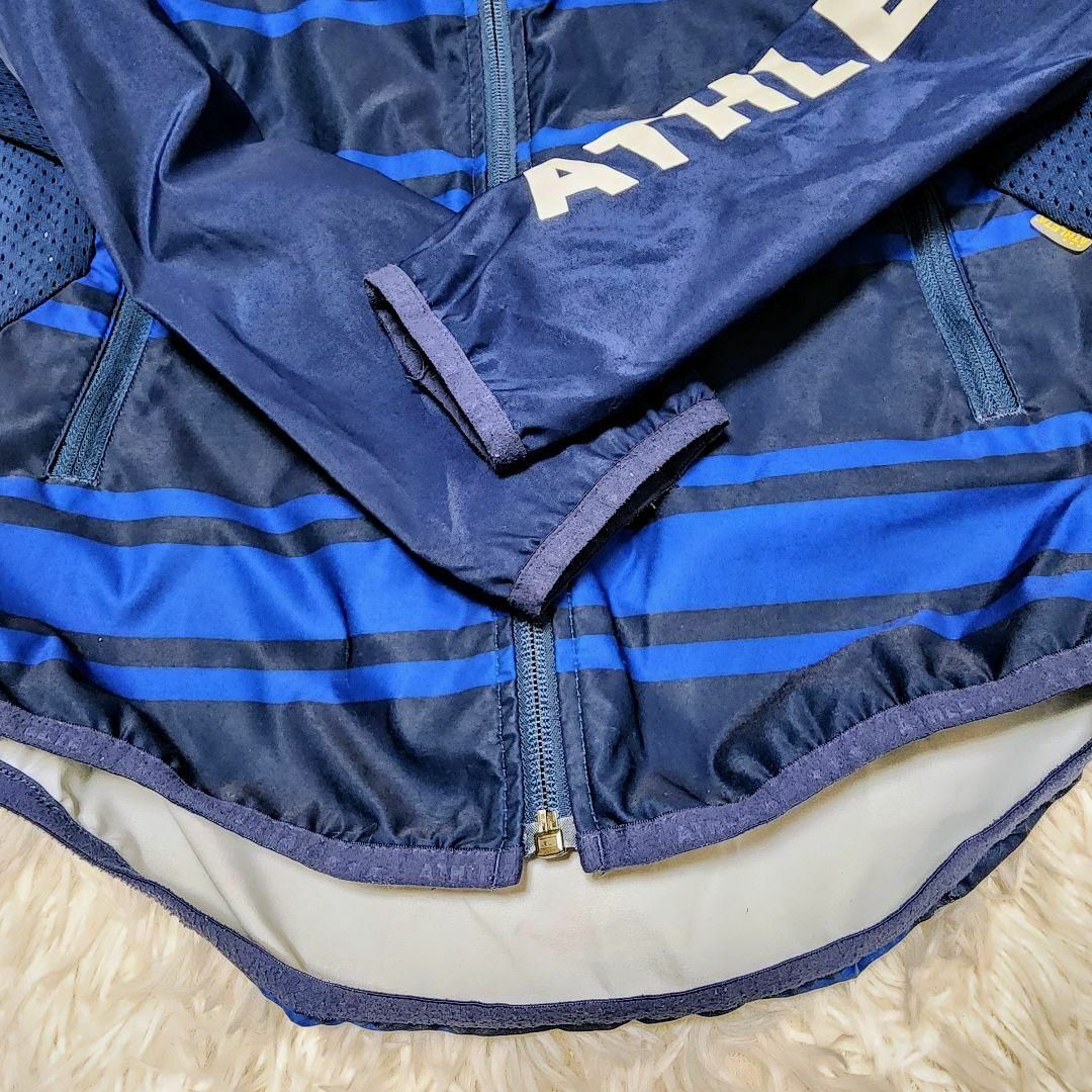 ATHLETA(アスレタ)のATHLETA アスレタ 150 ナイロンパーカー サッカー ブルー スポーツ/アウトドアのサッカー/フットサル(ウェア)の商品写真