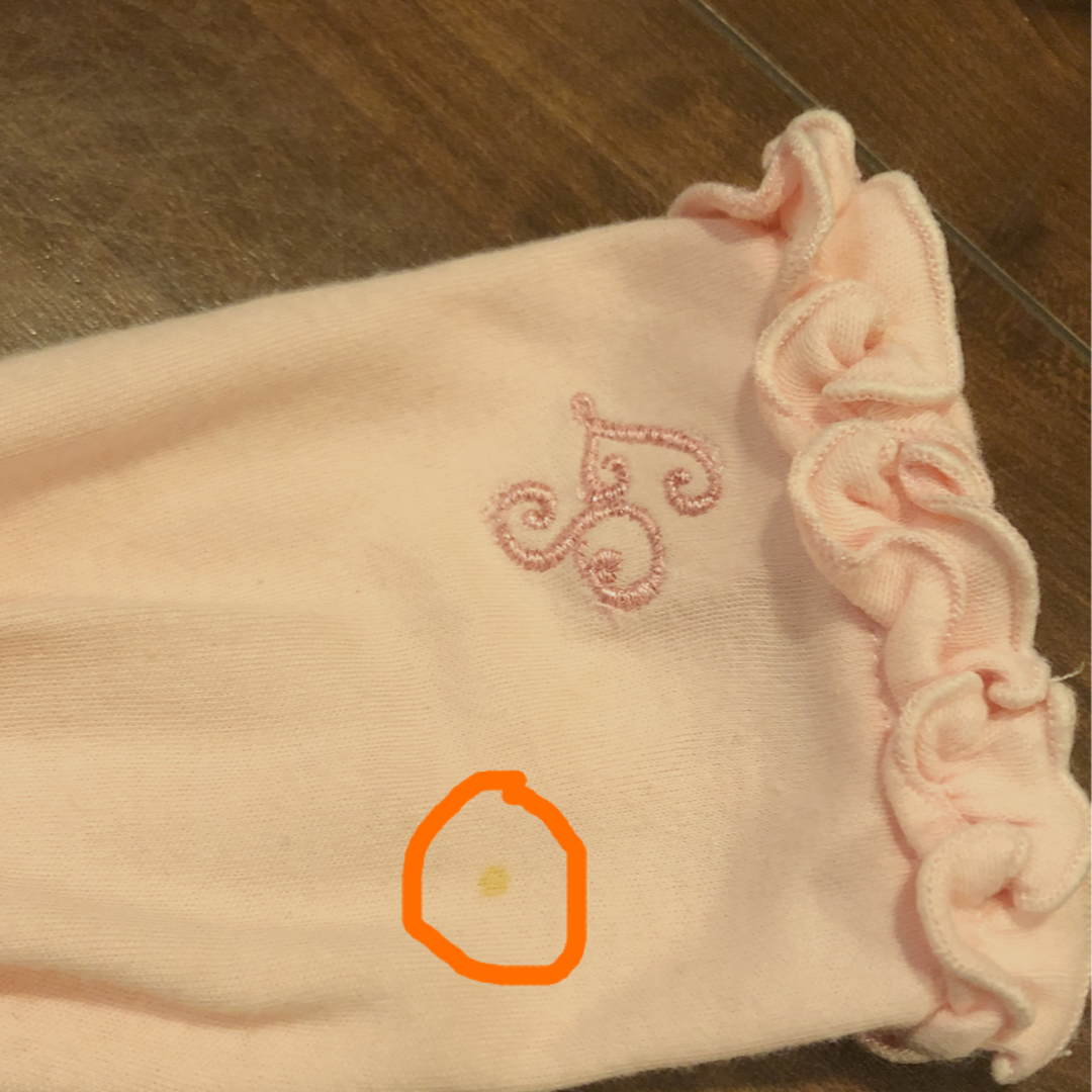 Shirley Temple(シャーリーテンプル)のシャーリーテンプル⭐︎音符フリルカットソー110 100 キッズ/ベビー/マタニティのキッズ服女の子用(90cm~)(Tシャツ/カットソー)の商品写真