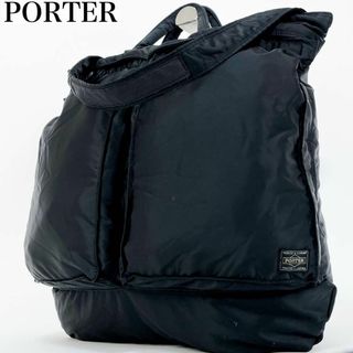 ポーター(PORTER)の人気　ポーター タンカー　２WAYバッグ　ヘルメットバック　ブラック　大容量(トートバッグ)