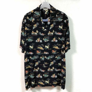 ステュディオダルチザン(STUDIO D'ARTISAN)のOrgueil or-5059 Aloha Shirt アロハシャツ BLACK(シャツ)