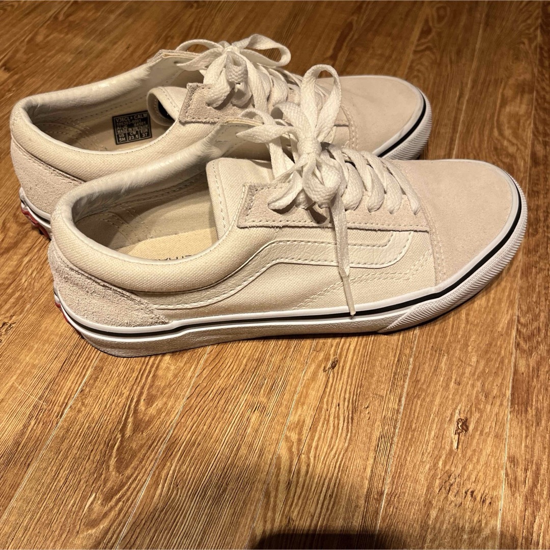 vans ホワイトスニーカー 23.5センチ オールドスクール