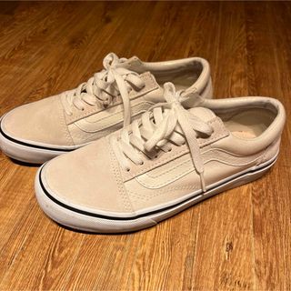 ヴァンズ(VANS)のvans ホワイトスニーカー　23.5センチ オールドスクール(スニーカー)