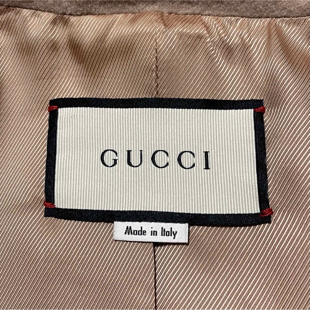 Gucci(グッチ)のキー様専用 本物 グッチ 近年モデル エポレット ピーコート ジャケット 36 レディースのジャケット/アウター(ピーコート)の商品写真