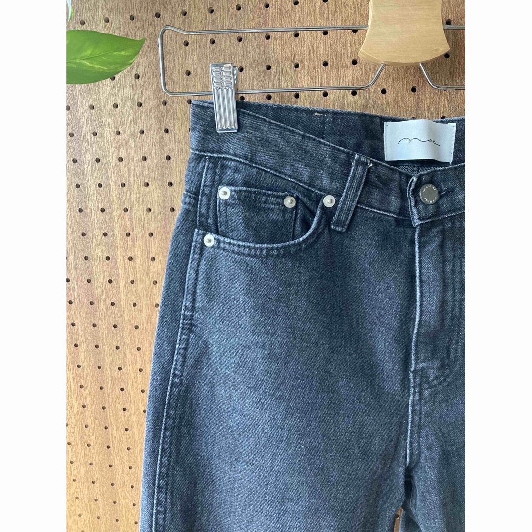 Na.e Straight Over Jeans_black レディースのパンツ(デニム/ジーンズ)の商品写真