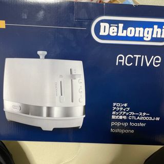 デロンギ(DeLonghi)のデロンギ アクティブシリーズ ポップアップトースター ホワイト CTLA2003(その他)