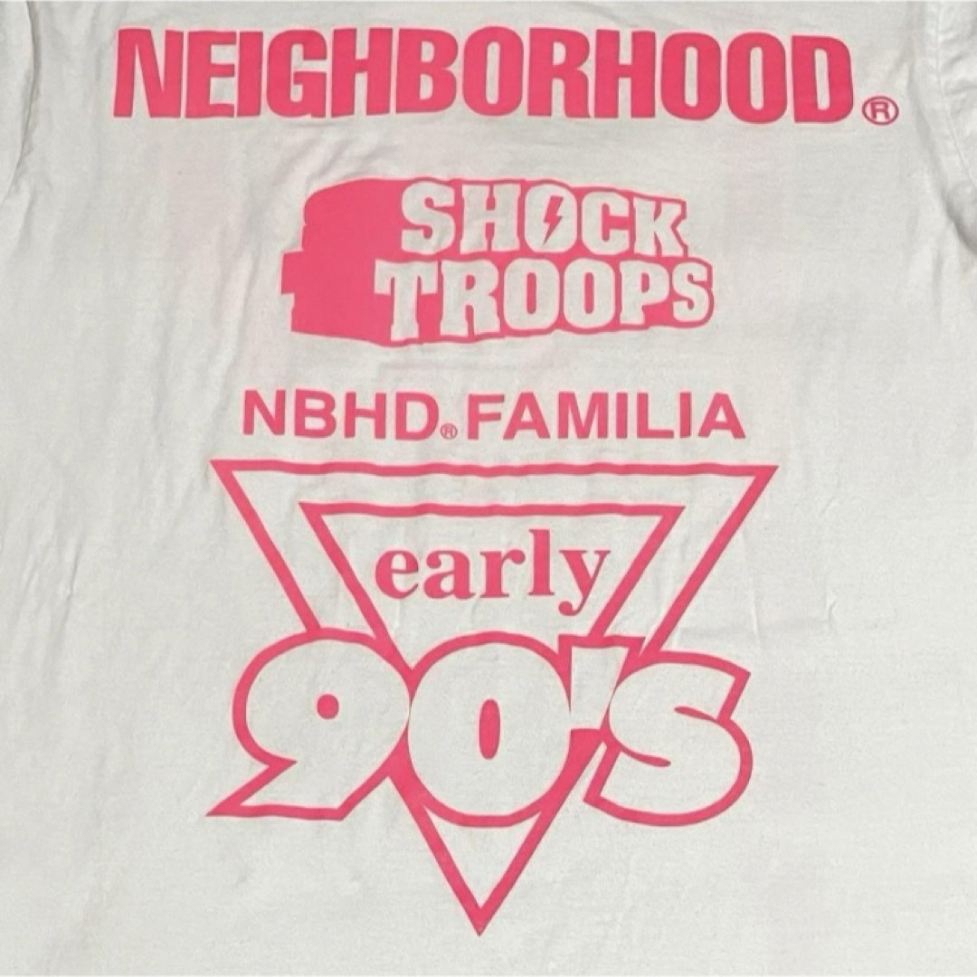 NEIGHBORHOOD(ネイバーフッド)の【人気】NEIGHBORHOOD　ネイバーフッド　ファミリアTシャツ　バイカラー メンズのトップス(Tシャツ/カットソー(半袖/袖なし))の商品写真