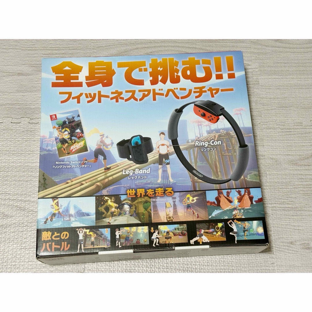 Nintendo Switch(ニンテンドースイッチ)のSwitch RingFit Adventure リングフィットアドベンチャー エンタメ/ホビーのゲームソフト/ゲーム機本体(家庭用ゲームソフト)の商品写真