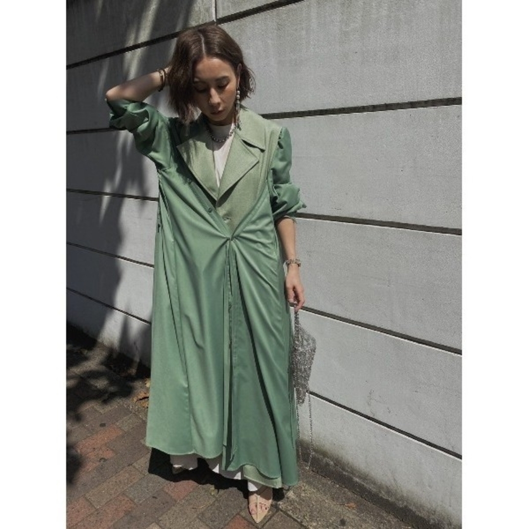 Ameri VINTAGE(アメリヴィンテージ)のAmeri VINTAGEコート♡ザラELENOREザラLoungedress レディースのジャケット/アウター(ロングコート)の商品写真