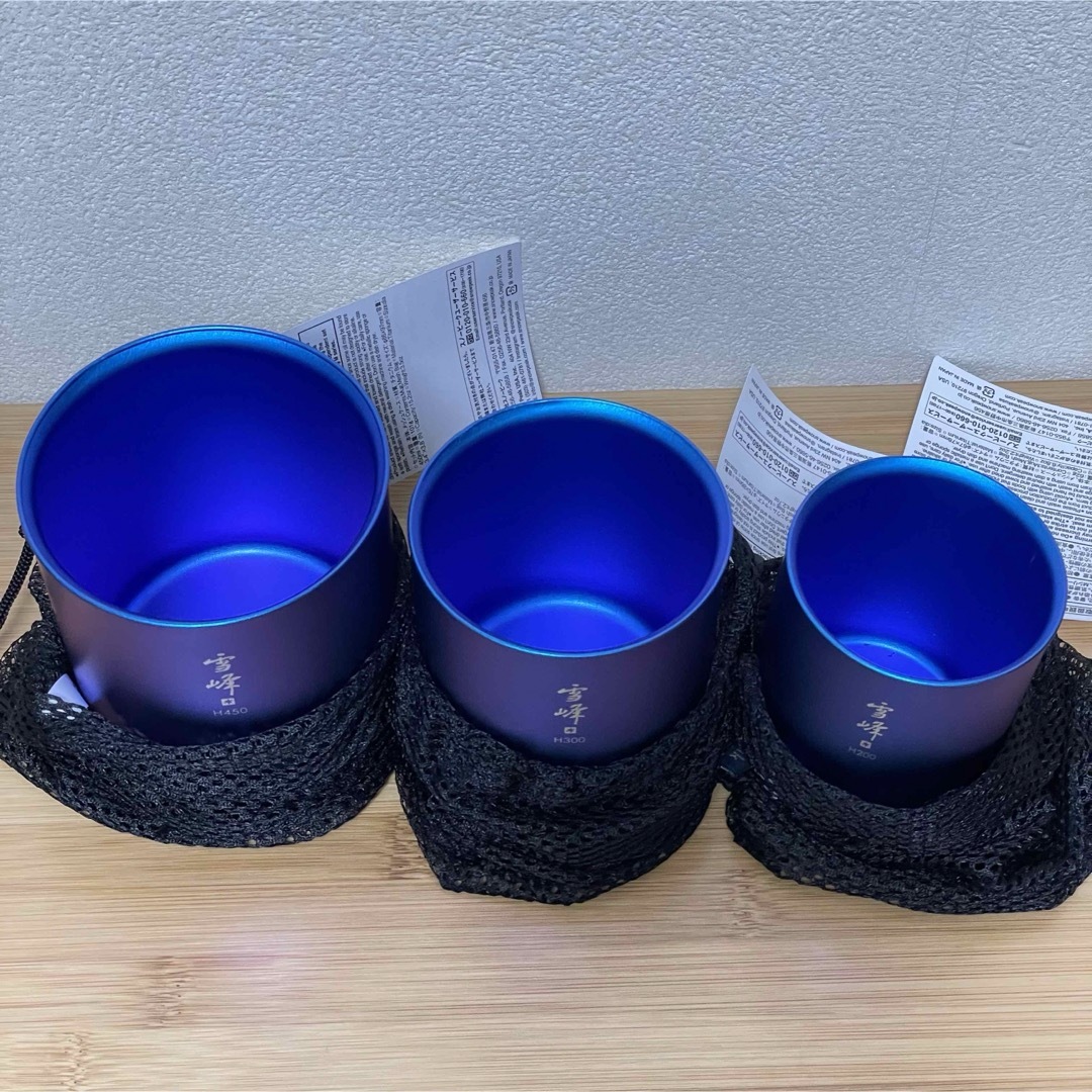 Snow Peak - スタッキングマグ雪峰 3点セット新品の通販 by やっ Snow Peak - スタッキングマグ雪峰 3点セット新品の通販 by やっ