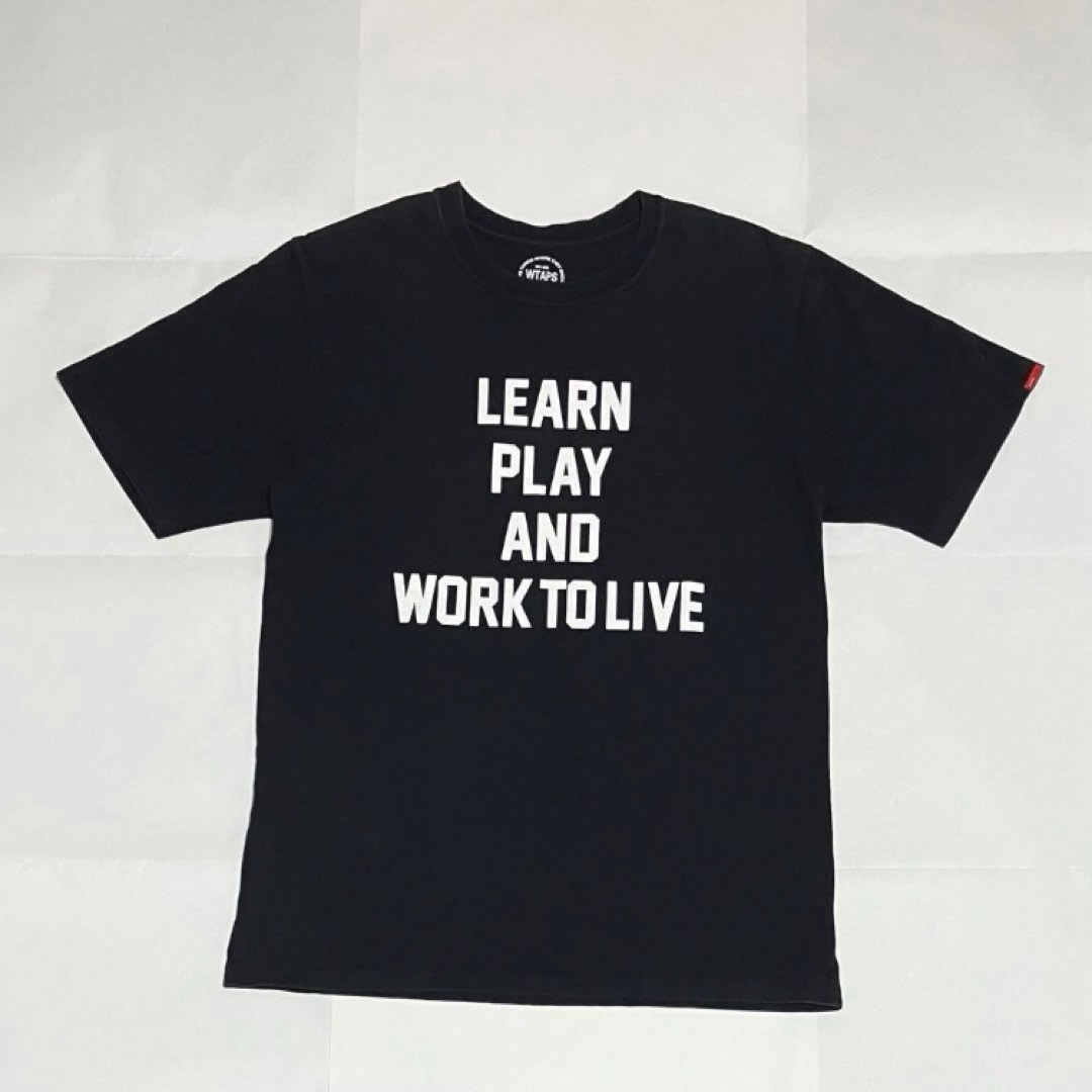 W)taps(ダブルタップス)の【人気】WTAPS　ダブルタップス　ロゴTシャツ　刺繍ロゴ　サンダーマーク メンズのトップス(Tシャツ/カットソー(半袖/袖なし))の商品写真