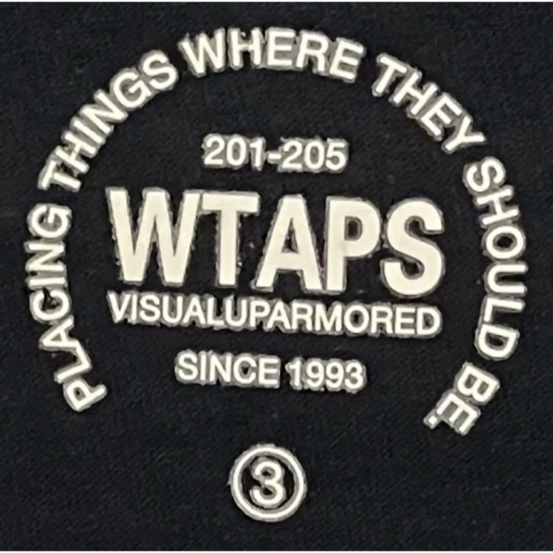 W)taps(ダブルタップス)の【人気】WTAPS　ダブルタップス　ロゴTシャツ　刺繍ロゴ　サンダーマーク メンズのトップス(Tシャツ/カットソー(半袖/袖なし))の商品写真