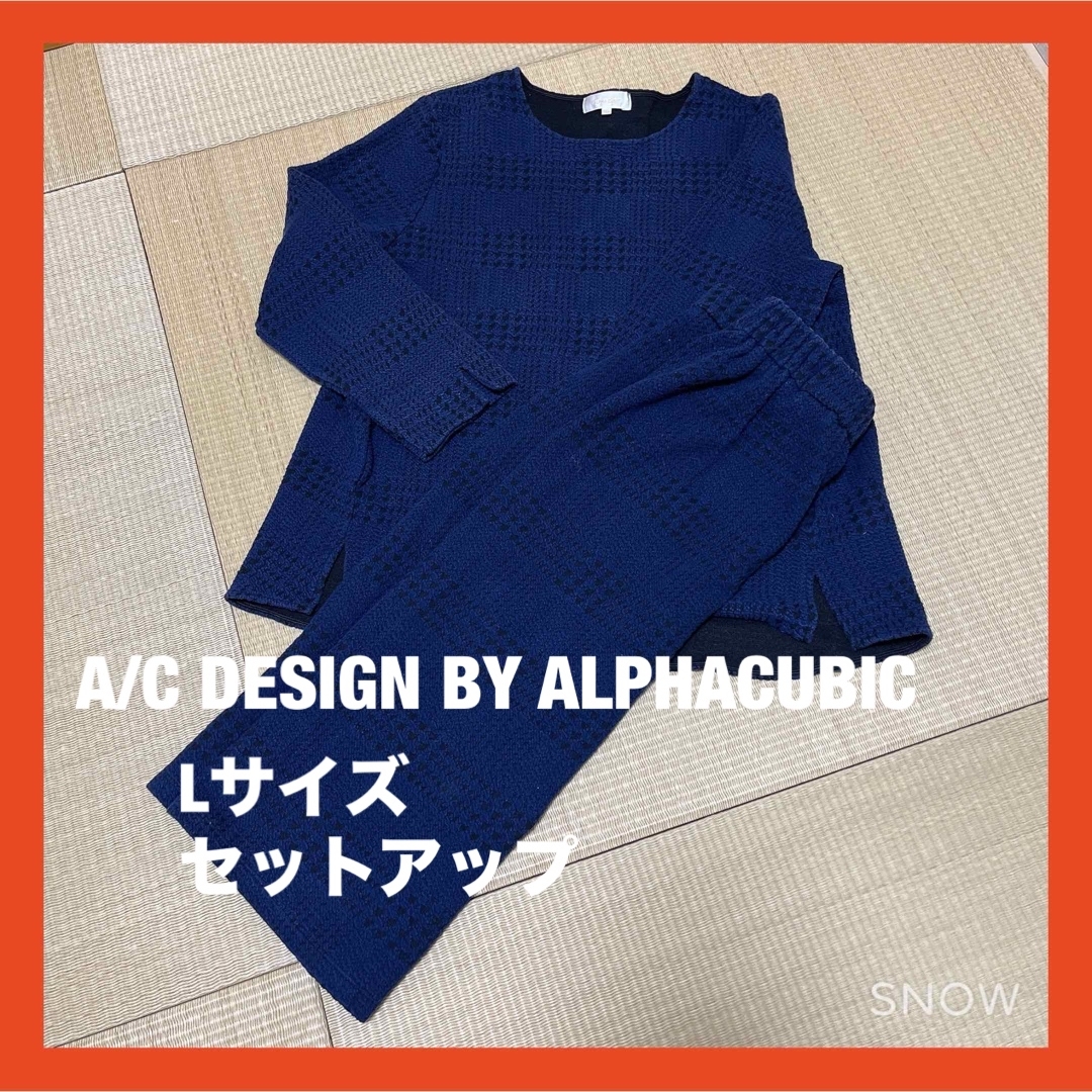 A/C DESIGN BY ALPHA CUBIC(エーシーデザインバイアルファキュービック)のA/C DESIGN BY ALPHACUBIC セットアップ　スカート レディースのレディース その他(セット/コーデ)の商品写真