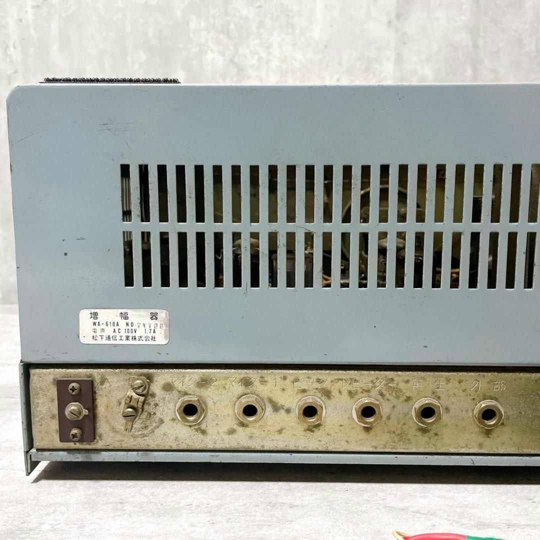 Panasonic - 希少 ナショナル WA-610A 真空管ラジオアンプ Panasonic - 希少 ナショナル WA-610A 真空管ラジオアンプ