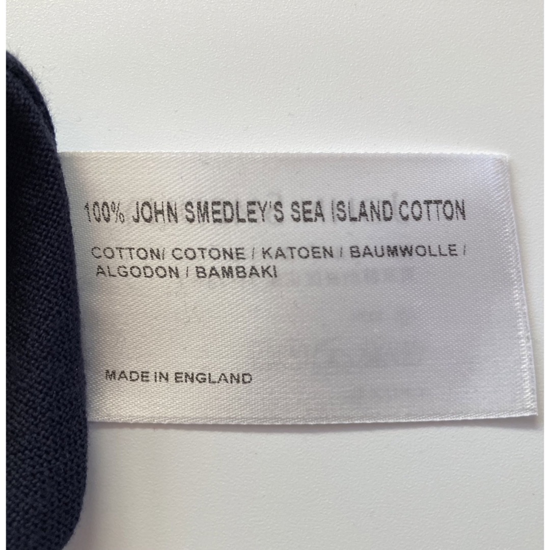 JOHN SMEDLEY(ジョンスメドレー)のJOHN SMEDLEY 英国製 カーディガン M ネイビー メンズのトップス(カーディガン)の商品写真