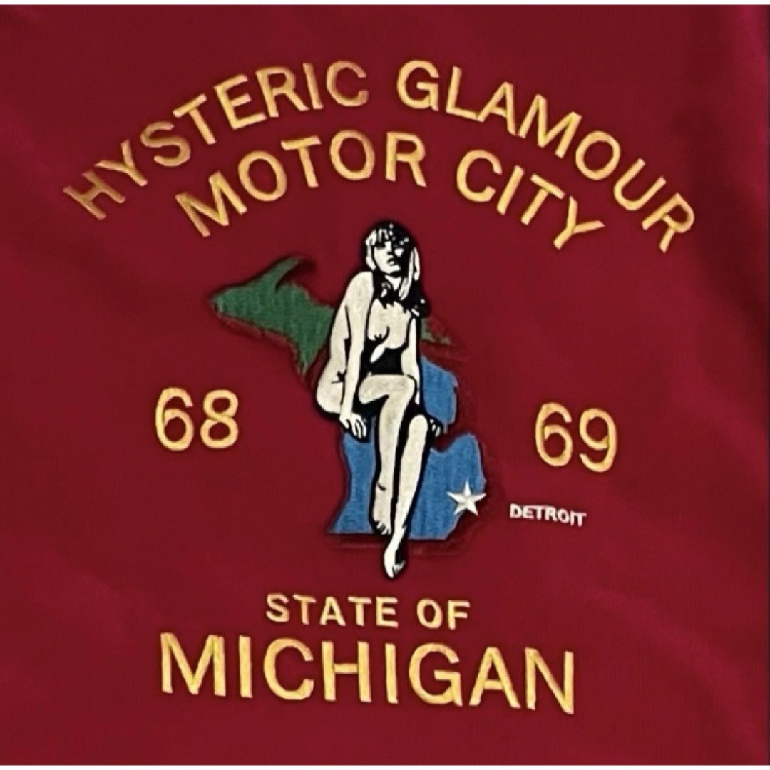 HYSTERIC GLAMOUR(ヒステリックグラマー)のHYSTERIC GLAMOUR　ブルゾン　ヒスガール　リバーシブル　刺繍　迷彩 レディースのジャケット/アウター(ブルゾン)の商品写真