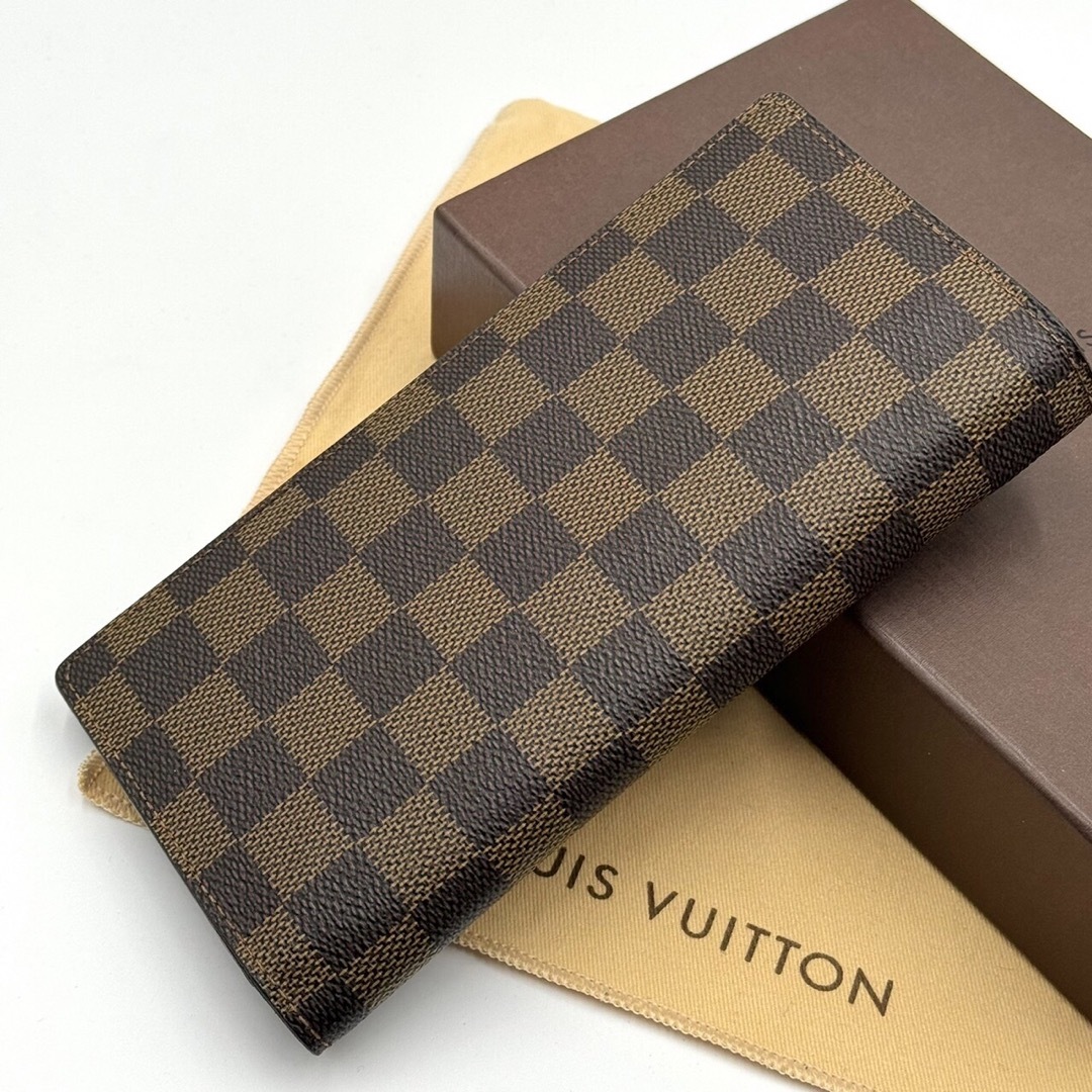 LOUIS VUITTON(ルイヴィトン)のルイヴィトン ポルトフォイユ ブラザ ダミエ 長財布 レディース メンズ メンズのファッション小物(長財布)の商品写真