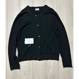 BALENCIAGAAcneStudios L Vネックカーディガン フェイスパッチ