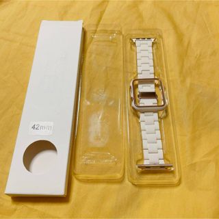 42mm✨新品✨ Apple Watch バンド 樹脂バンド  保護ケース付き(その他)