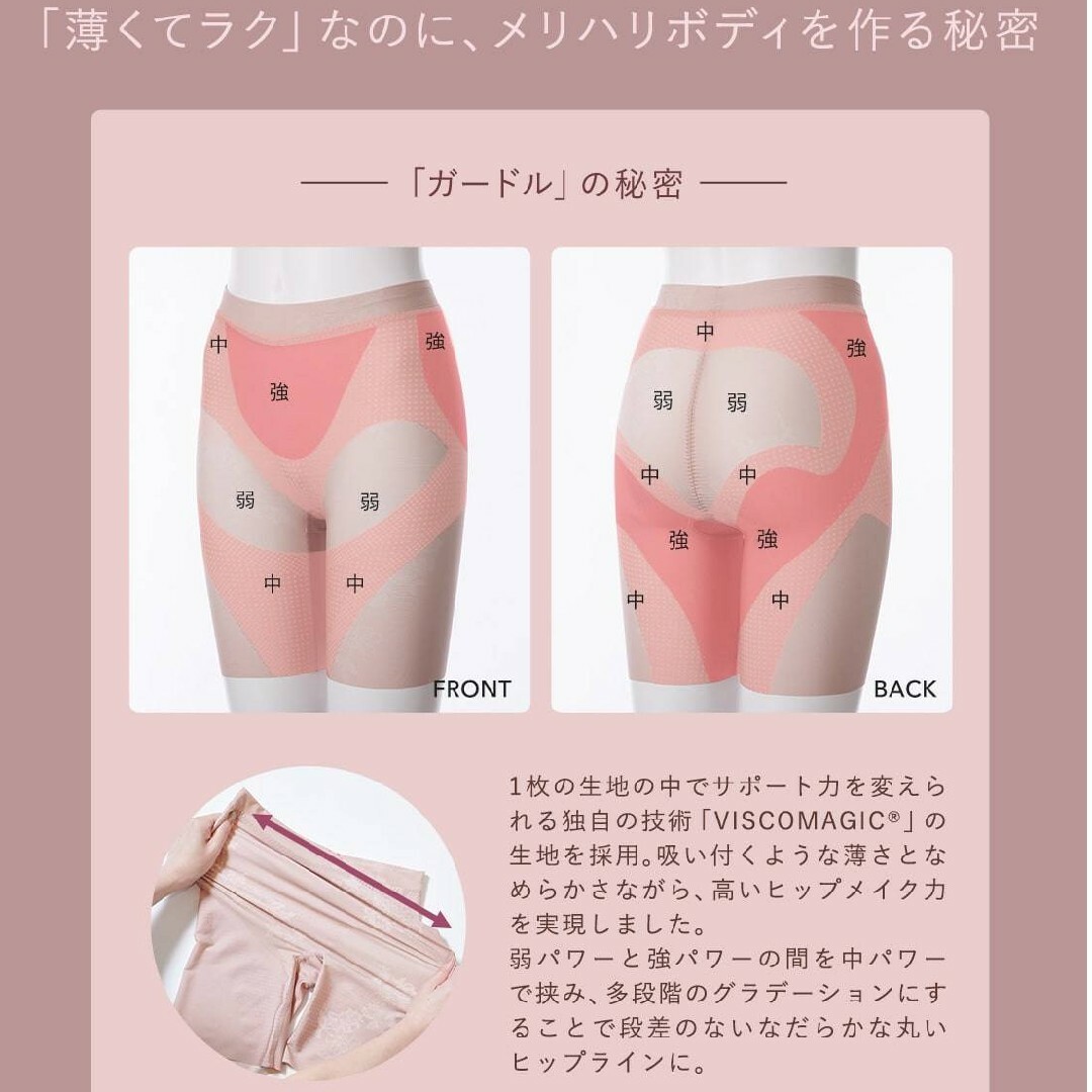 PEACH JOHN(ピーチジョン)のPeach john ナイスバディ1stガードルM レディースの下着/アンダーウェア(ショーツ)の商品写真