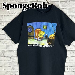TV&MOVIE - SpongeBob スポンジボブ キャラ XL アニメ Tシャツ 半袖 輸入品