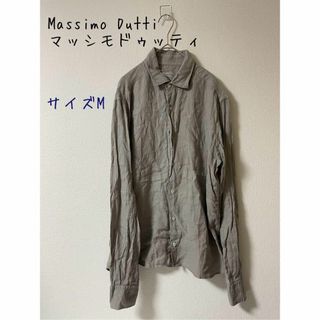 マッシモデュッティ(Massimo Dutti)のMassimo Dutti マッシモドゥッティ　メンズリネンシャツ　US M(シャツ)