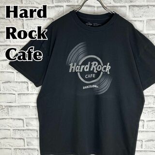 希少L★Hard Rock Cafe 刺繍 本革 ブラック レザージャケット少し大きめになります