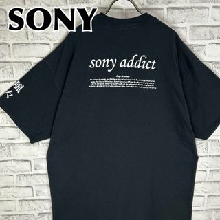 ヘインズ(Hanes)のSONY ソニー バックプリント 威風堂々 2XL 企業 Tシャツ 半袖 輸入品(Tシャツ/カットソー(半袖/袖なし))