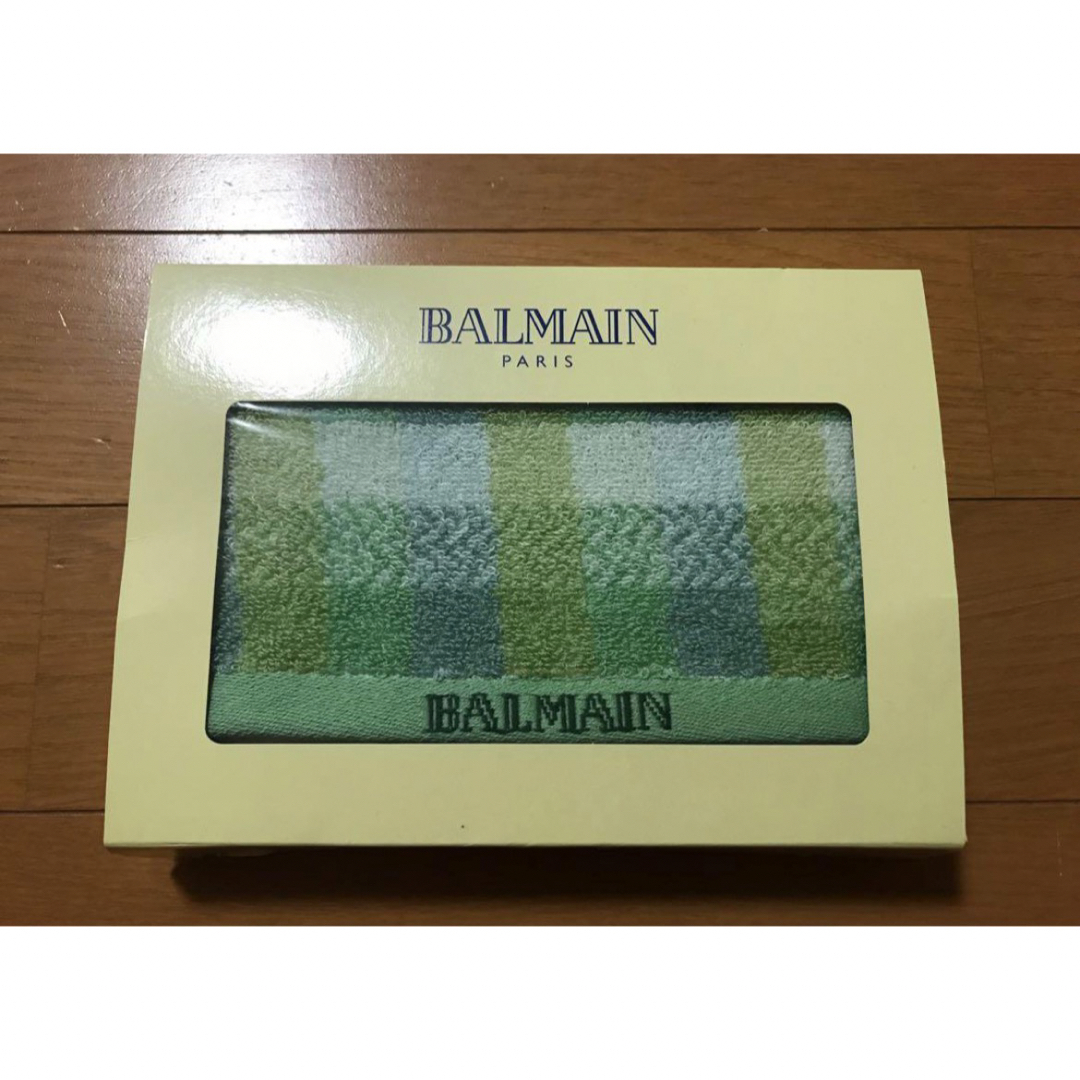 BALMAIN(バルマン)のバルマン　ハンカチ　未使用品 メンズのファッション小物(ハンカチ/ポケットチーフ)の商品写真