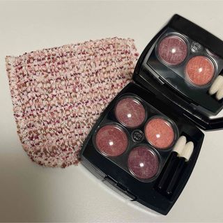 シャネル(CHANEL)のCHANEL LES 4 OMBRES TWEED 02 POURPRE(アイシャドウ)