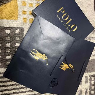 ポロ(POLO（RALPH LAUREN）)のRalph Laurenマフラー購入時の箱、袋2つを出品します。(ショップ袋)