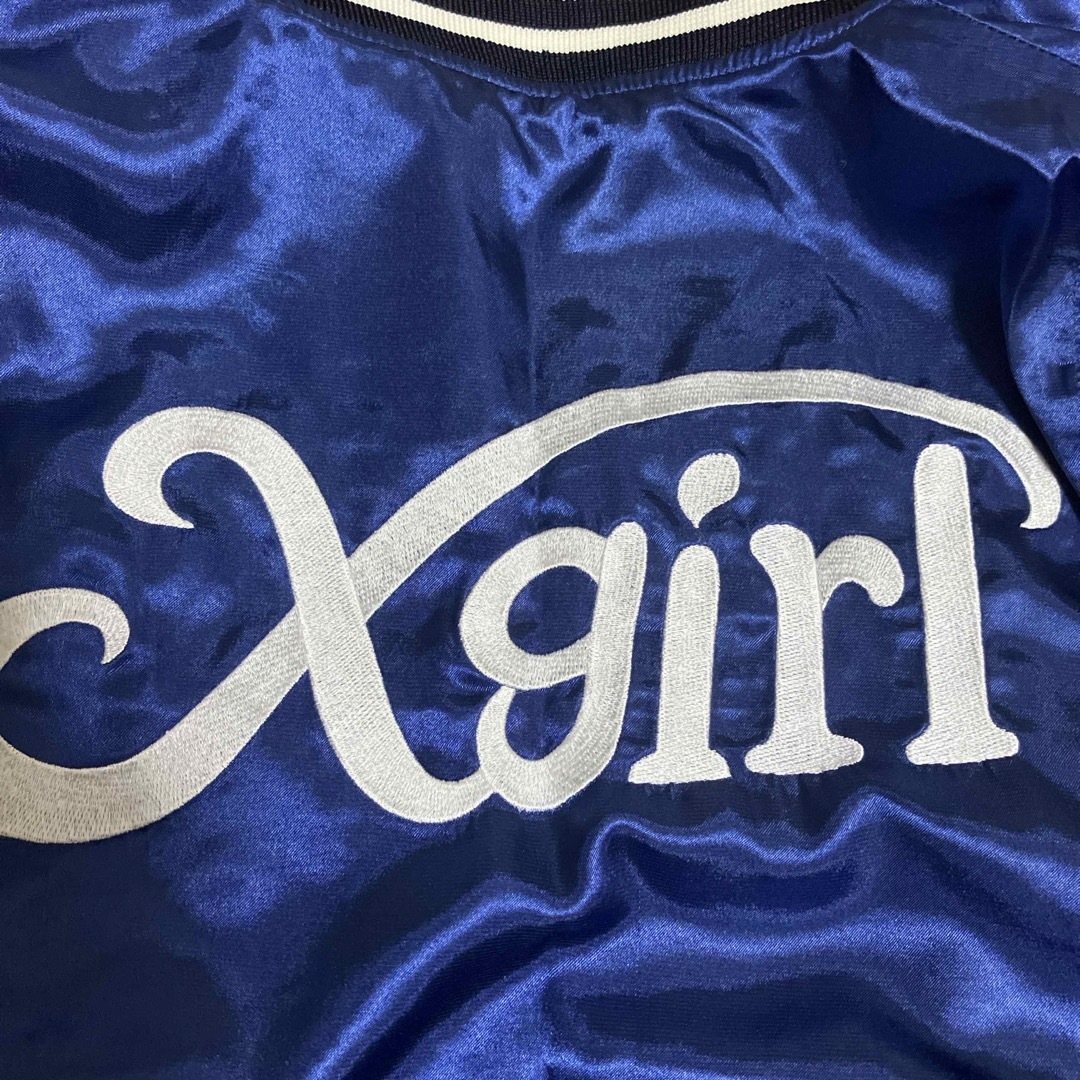 X-girl(エックスガール)のX -girl  ブルゾン　size  1   青系 レディースのジャケット/アウター(ブルゾン)の商品写真