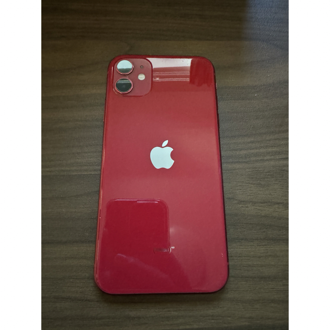 iPhone11 (PRODUCT)RED 128 GB SIMフリー スマホ/家電/カメラのスマートフォン/携帯電話(スマートフォン本体)の商品写真