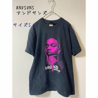 アンドサンズ(ANDSUNS)のANDSUNS アンドサンズ　MAD KIDS HOOD CITY Tシャツ　S(Tシャツ/カットソー(半袖/袖なし))