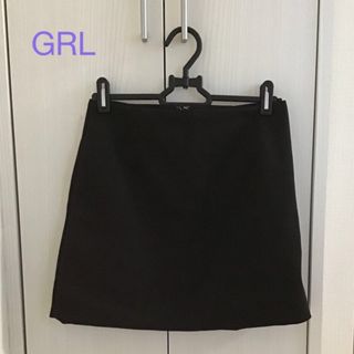 グレイル(GRL)のGRL ミニスカート　ブラック(ミニスカート)