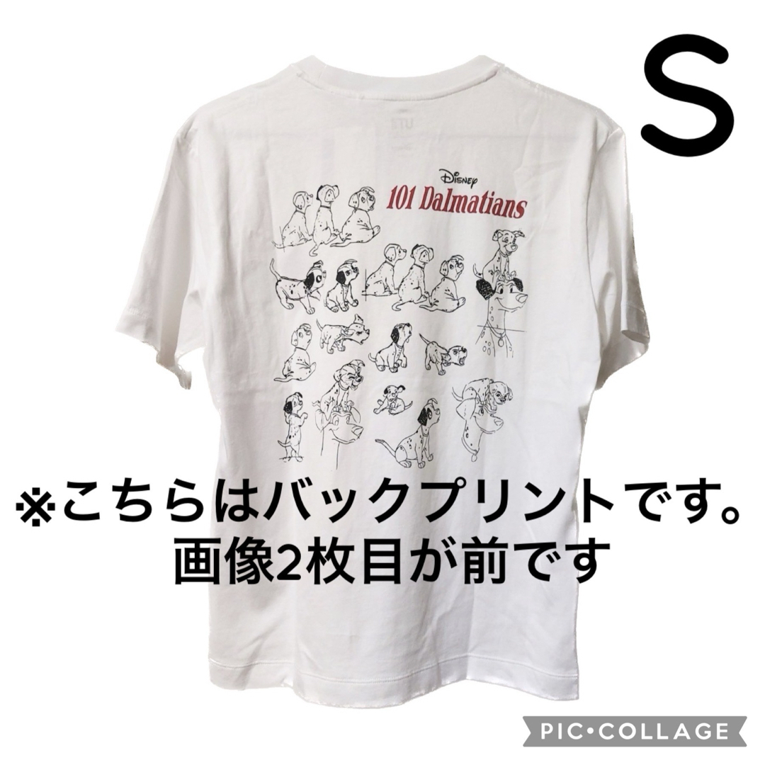 UNIQLO(ユニクロ)の◆ ユニクロ ディズニー Tシャツ 101匹わんちゃん 半袖 ホワイト S . レディースのトップス(Tシャツ(半袖/袖なし))の商品写真