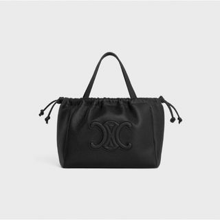 セリーヌ(celine)の新品 CELINE セリーヌ スモール カバ ハンドバッグ トリオンフ ブラック(ハンドバッグ)