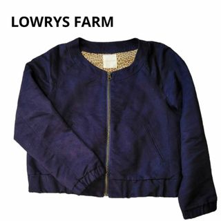 ローリーズファーム(LOWRYS FARM)のローリーズファーム　ブルゾン　春アウター　ノーカラー　ジャケット  L サイズ(ブルゾン)