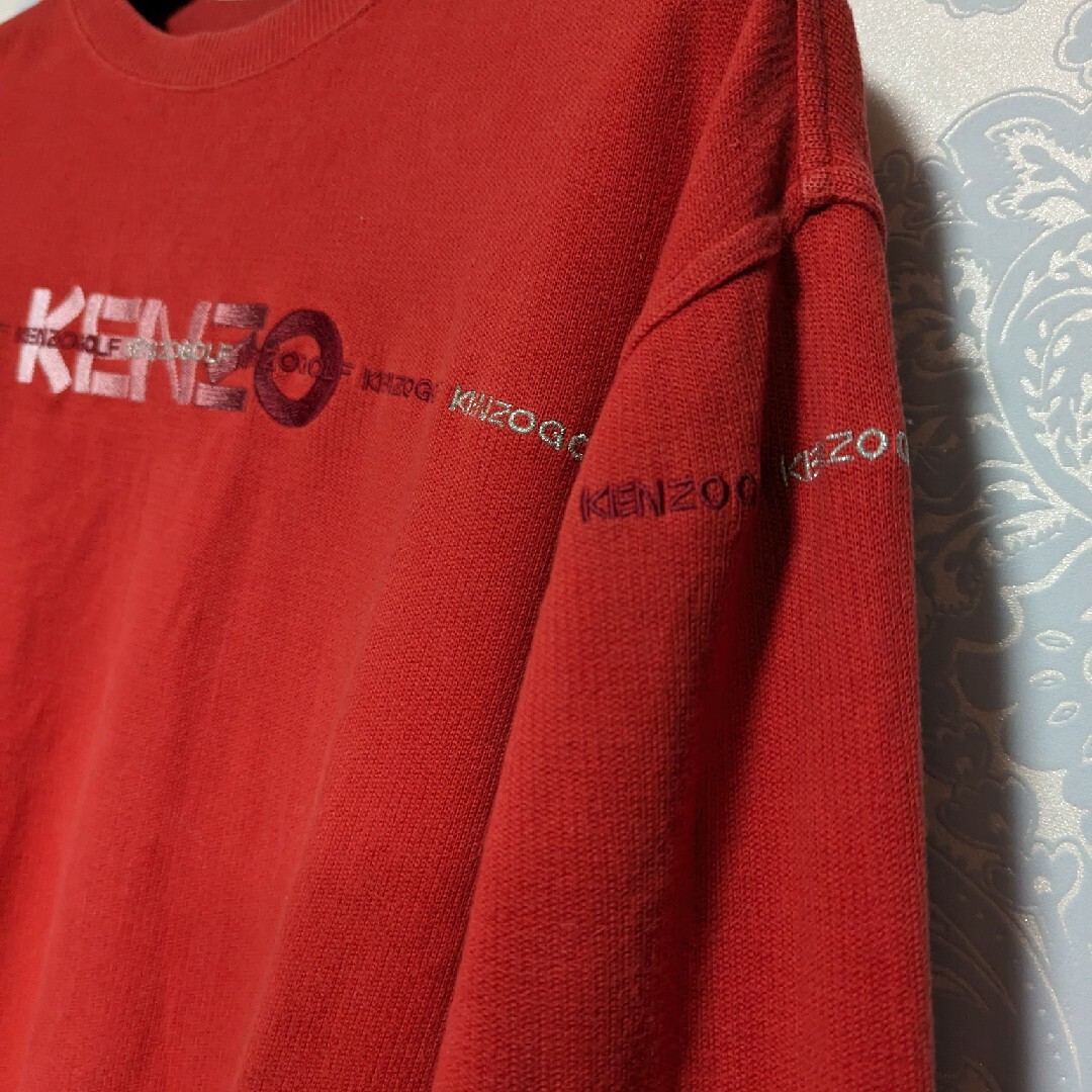 KENZO(ケンゾー)のKENZO GOLFトレーナー メンズLサイズ やや難アリにてお値打ち提供★ メンズのトップス(スウェット)の商品写真