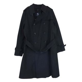 BURBERRY LONDON バーバリー ロンドン FR187-630-09 ウールライナー付き トレンチ コート  ダークネイビー系 46【中古】(トレンチコート)