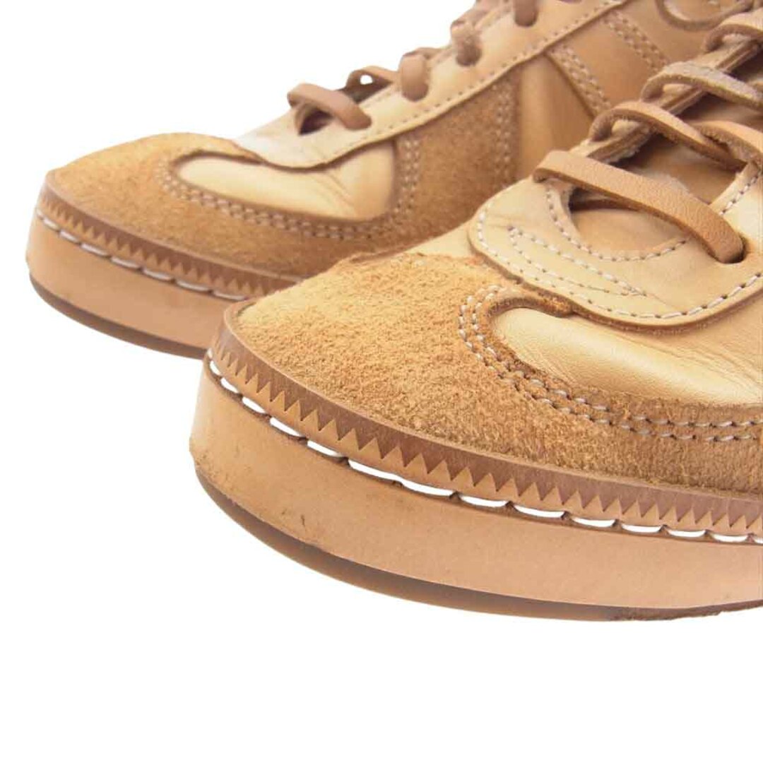 Hender Scheme(エンダースキーマ)のHender Scheme エンダースキーマ スニーカー mip-05 manual industrial products ジャーマントレーナー レザー スニーカー ライトブラウン系 4【中古】 メンズの靴/シューズ(スニーカー)の商品写真