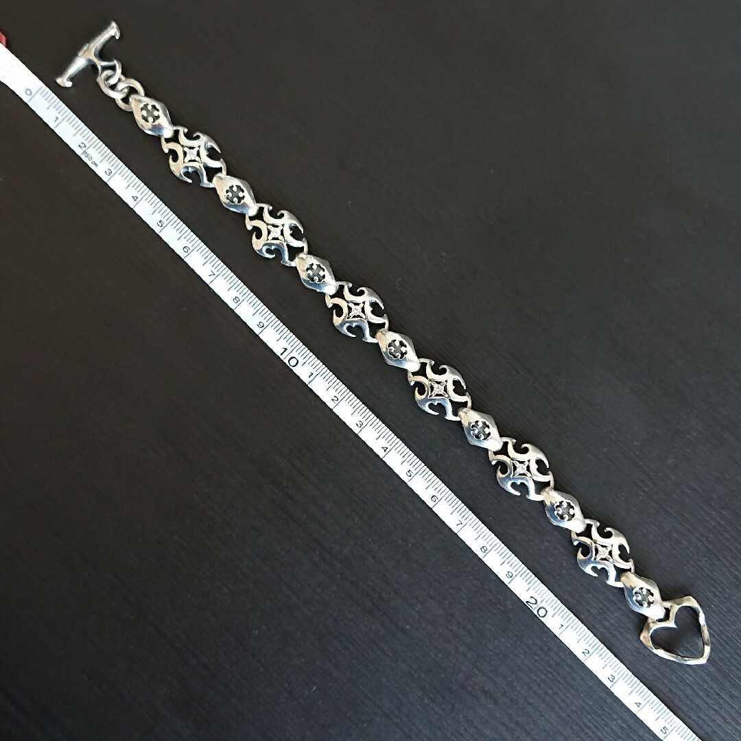 M.G.C. クロス モチーフ Tバー silver ブレスレット メンズのアクセサリー(ブレスレット)の商品写真