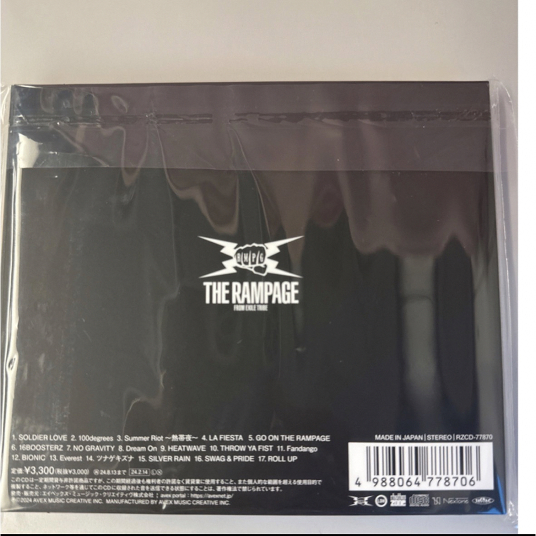 THE RAMPAGE(ザランページ)のTHE RAMPAGE CD エンタメ/ホビーのCD(ポップス/ロック(邦楽))の商品写真